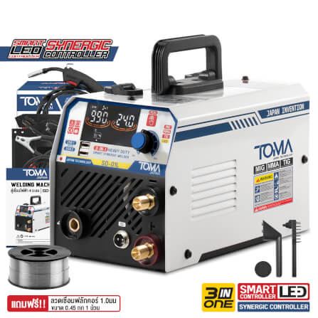 เครื่องเชื่อม INVERTER TOMA JAPAN รุ่น SD-01L ดิจิตอล 3 ระบบ_9